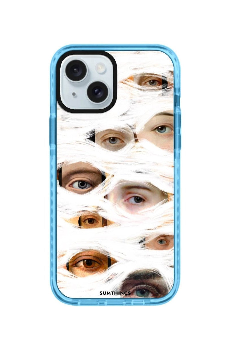 iPhone 14 Plus All Eyes On Me Procase Şeffaf Telefon Kılıfı Mavi - SUMTHINCS