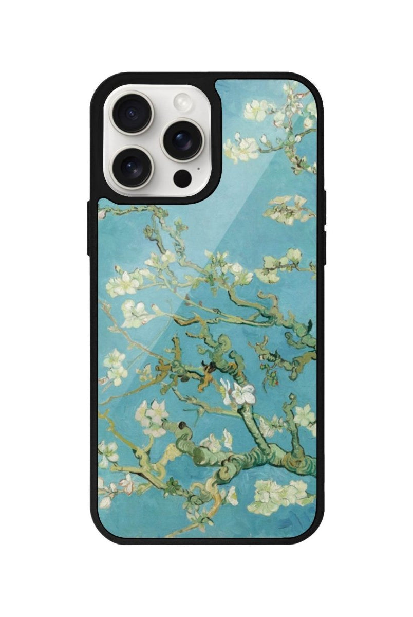 iPhone 14 Plus Almond Blossoms Glossy Cam Telefon Kılıfı - SUMTHINCS