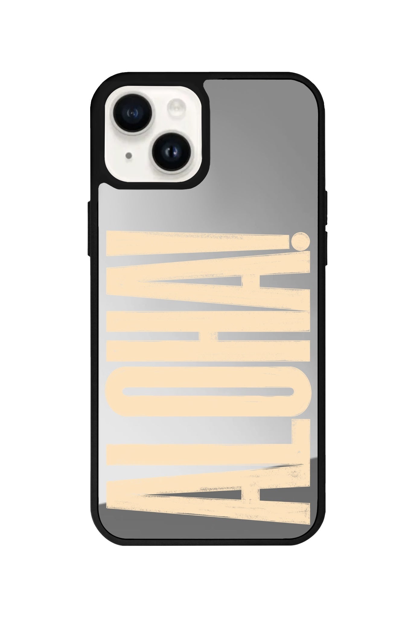 iPhone 14 Plus Aloha Mirror Aynalı Telefon Kılıfı Gümüş - SUMTHINCS