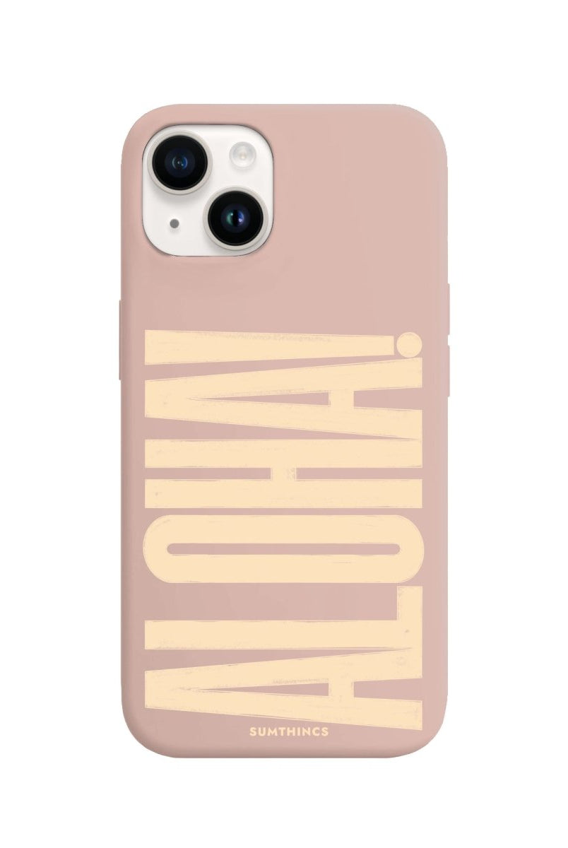 iPhone 14 Plus Aloha Premium Telefon Kılıfı Bej - SUMTHINCS
