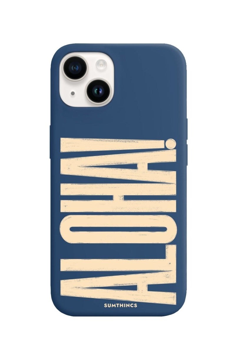 iPhone 14 Plus Aloha Premium Telefon Kılıfı Pasifik Mavi - SUMTHINCS