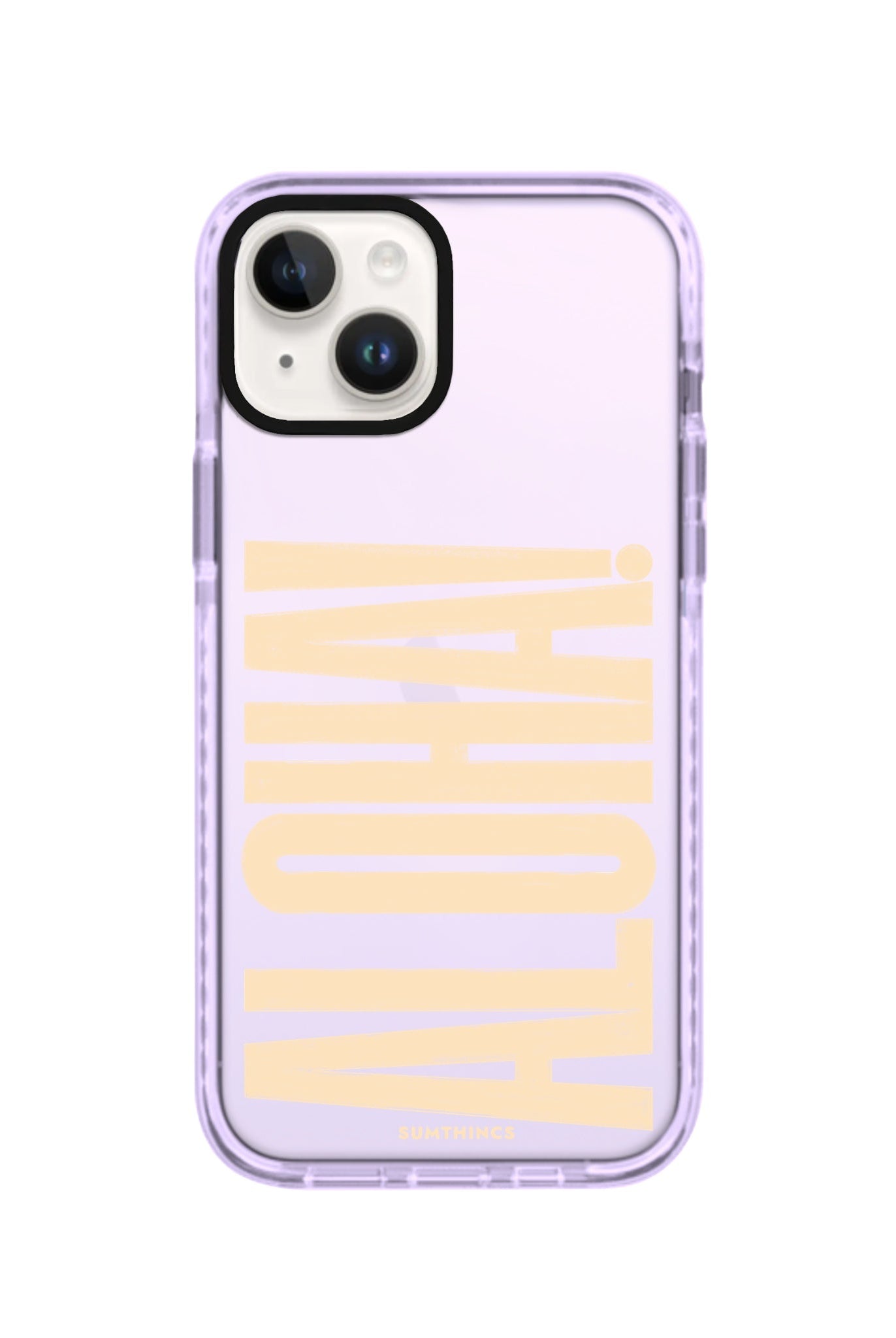 iPhone 14 Plus Aloha Procase Şeffaf Telefon Kılıfı Lila - SUMTHINCS