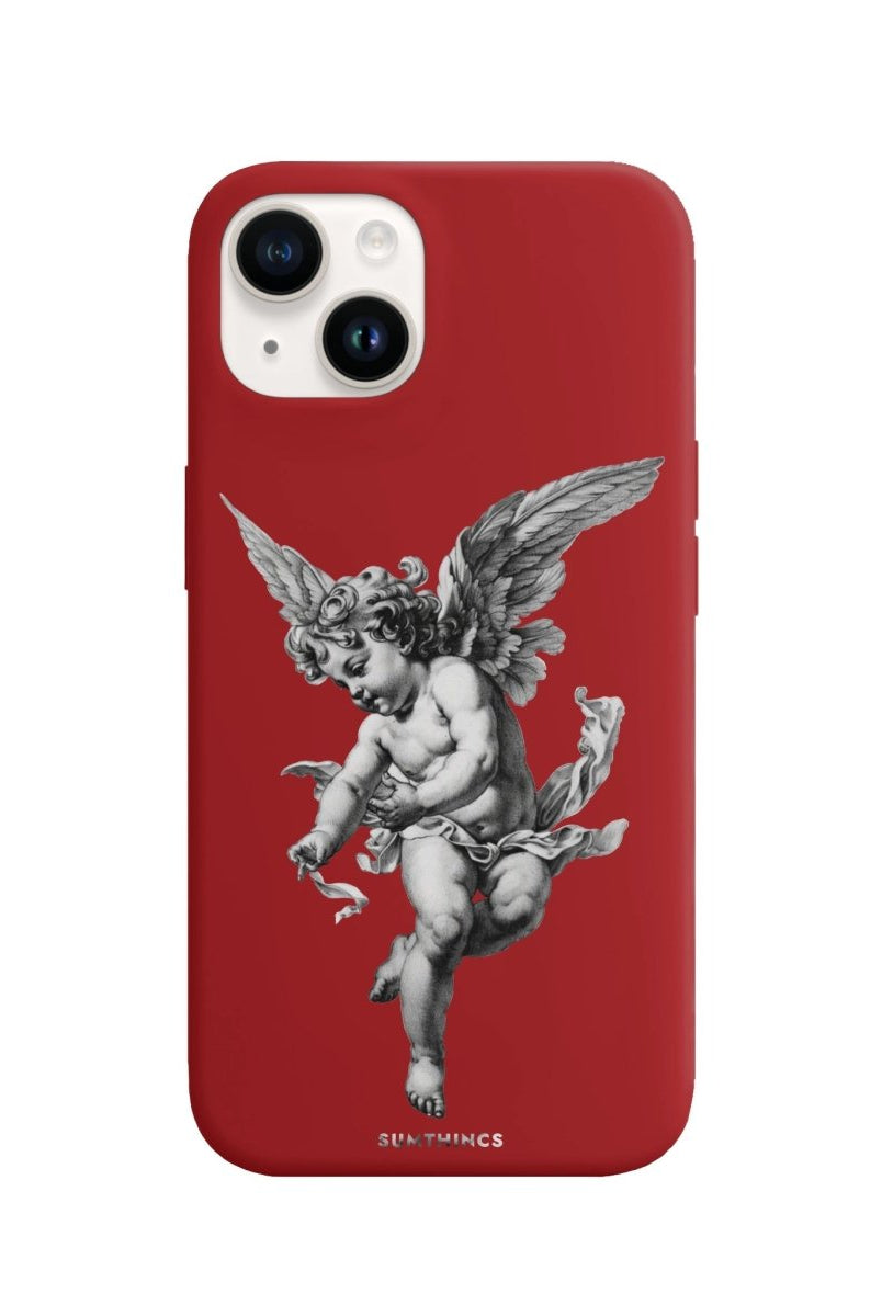iPhone 14 Plus Angel Premium Telefon Kılıfı Kırmızı - SUMTHINCS