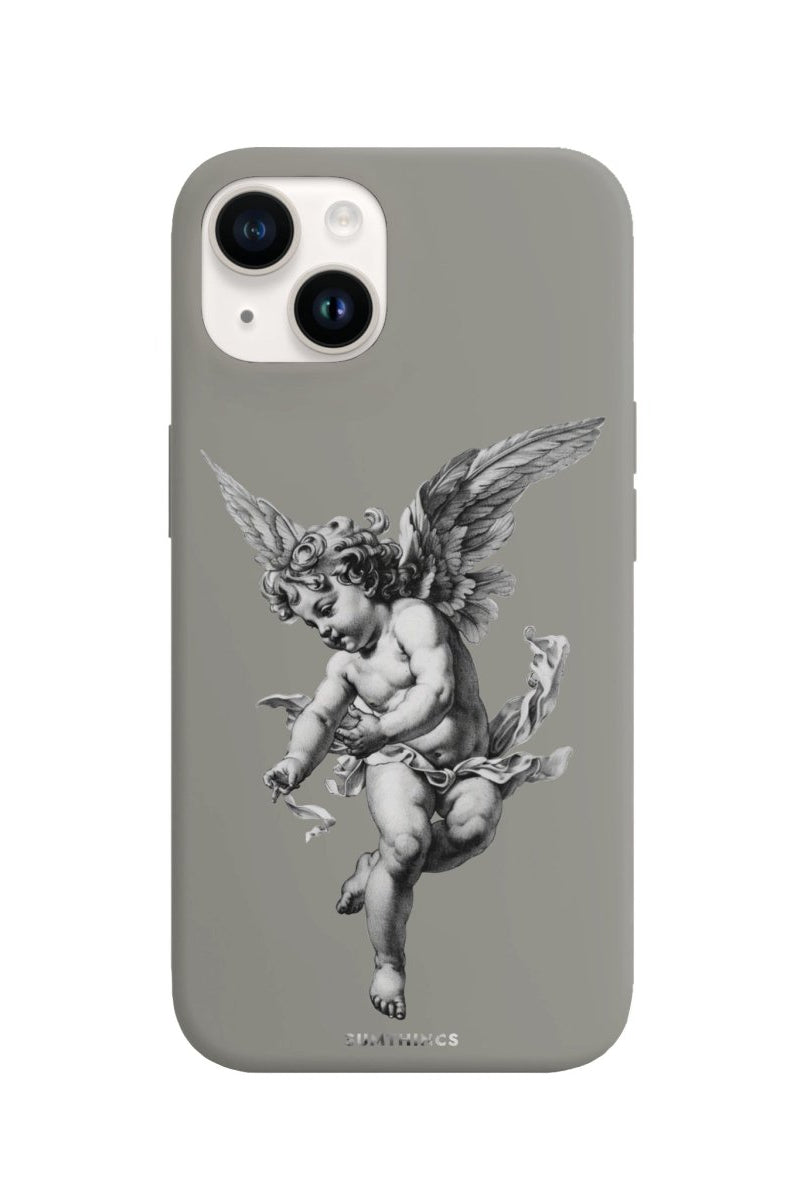 iPhone 14 Plus Angel Premium Telefon Kılıfı Gri - SUMTHINCS