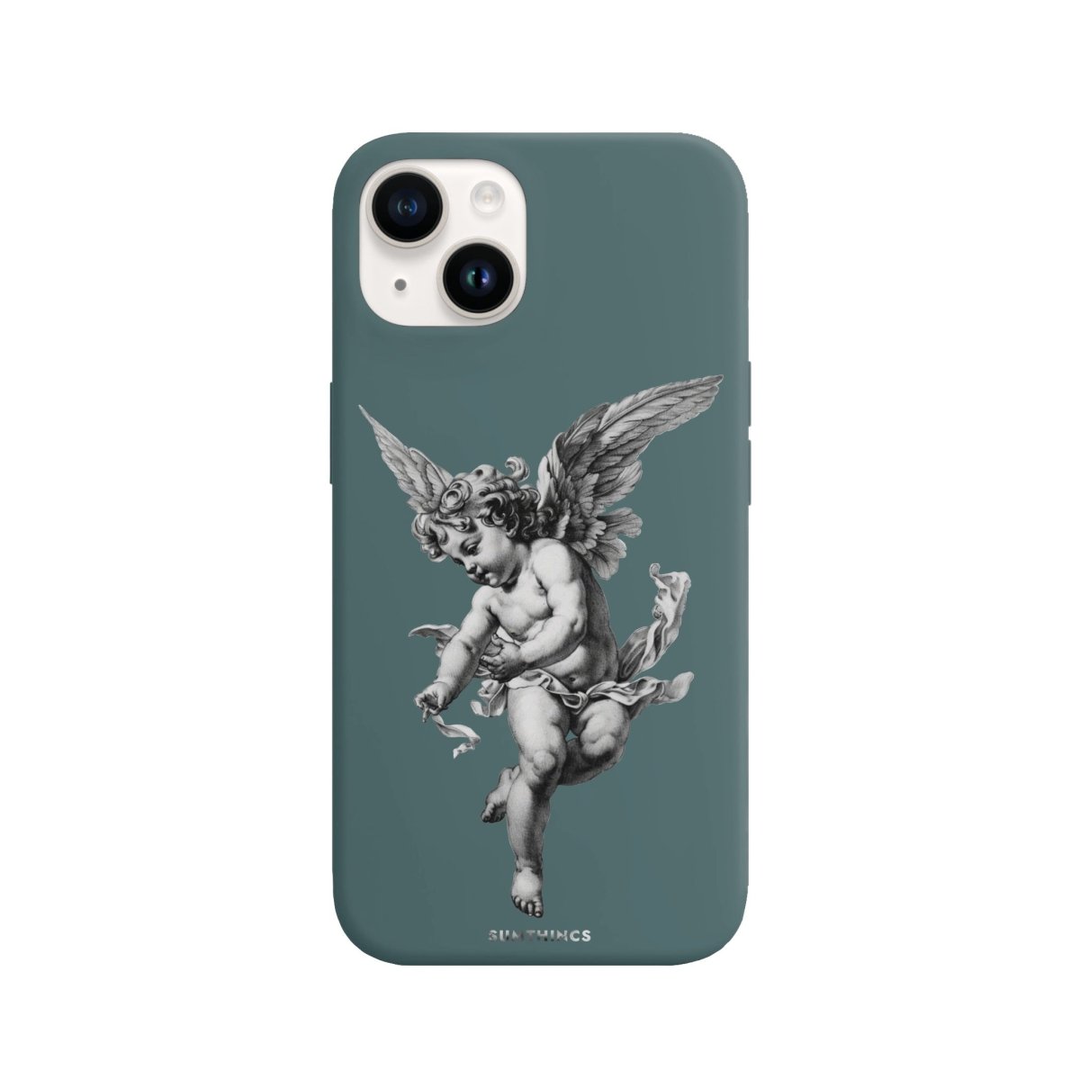 iPhone 14 Plus Angel Premium Telefon Kılıfı Kaktüs Yeşili - SUMTHINCS