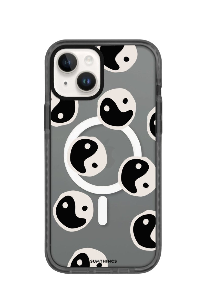 iPhone 14 Plus Balance Magsafe Procase Şeffaf Telefon Kılıfı Antrasit - SUMTHINCS