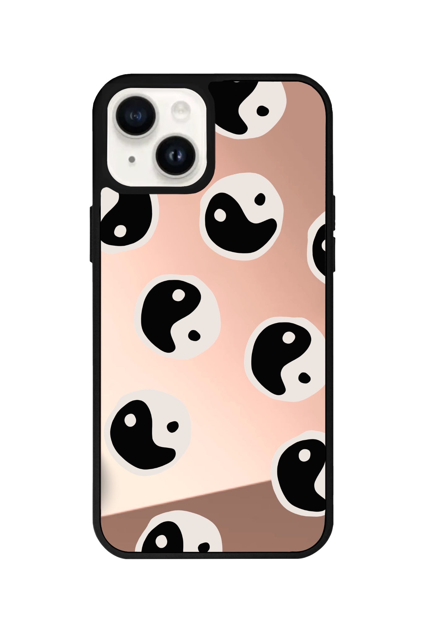 iPhone 14 Plus Balance Mirror Aynalı Telefon Kılıfı Metalik Pembe - SUMTHINCS