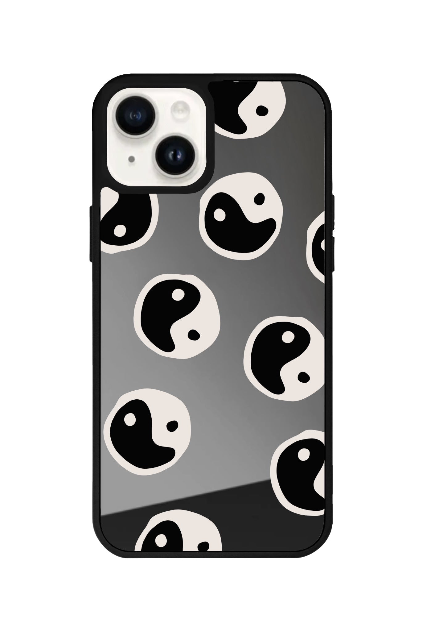 iPhone 14 Plus Balance Mirror Aynalı Telefon Kılıfı Antrasit - SUMTHINCS