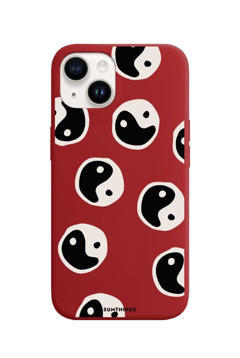 iPhone 14 Plus Balance Premium Telefon Kılıfı Kırmızı - SUMTHINCS