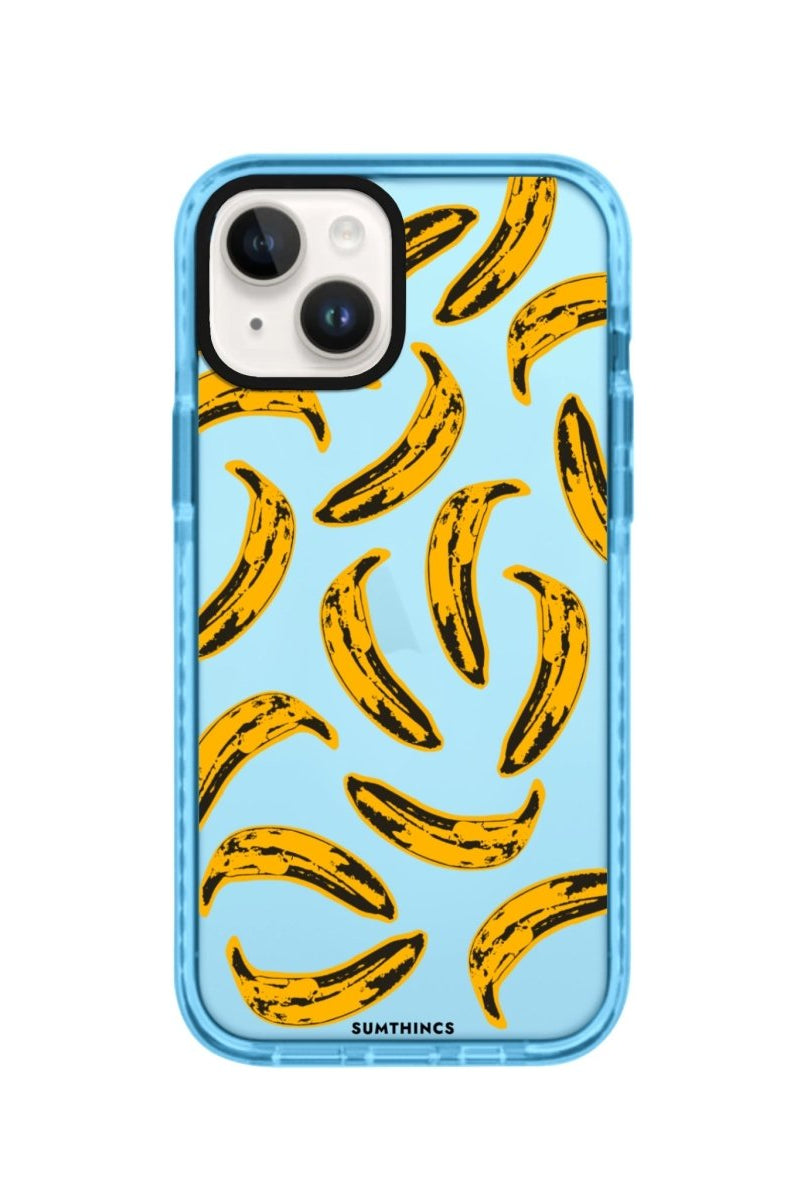 iPhone 14 Plus Banana Procase Şeffaf Telefon Kılıfı Mavi - SUMTHINCS