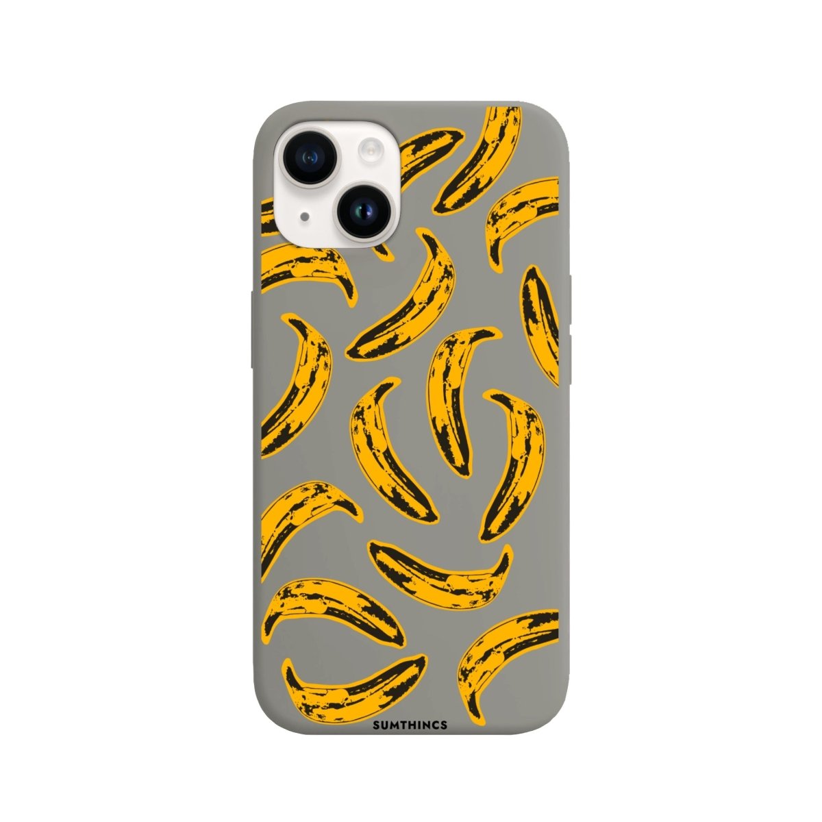 iPhone 14 Plus Bananas Premium Telefon Kılıfı Gri - SUMTHINCS