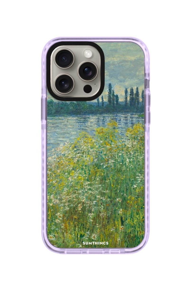 iPhone 14 Plus Banks of the Seine Procase Şeffaf Telefon Kılıfı Lila - SUMTHINCS