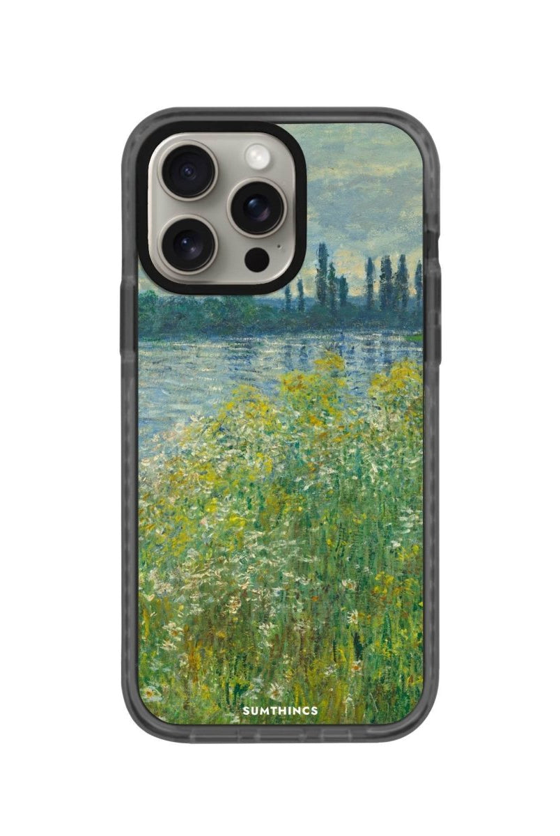 iPhone 14 Plus Banks of the Seine Procase Şeffaf Telefon Kılıfı Antrasit - SUMTHINCS