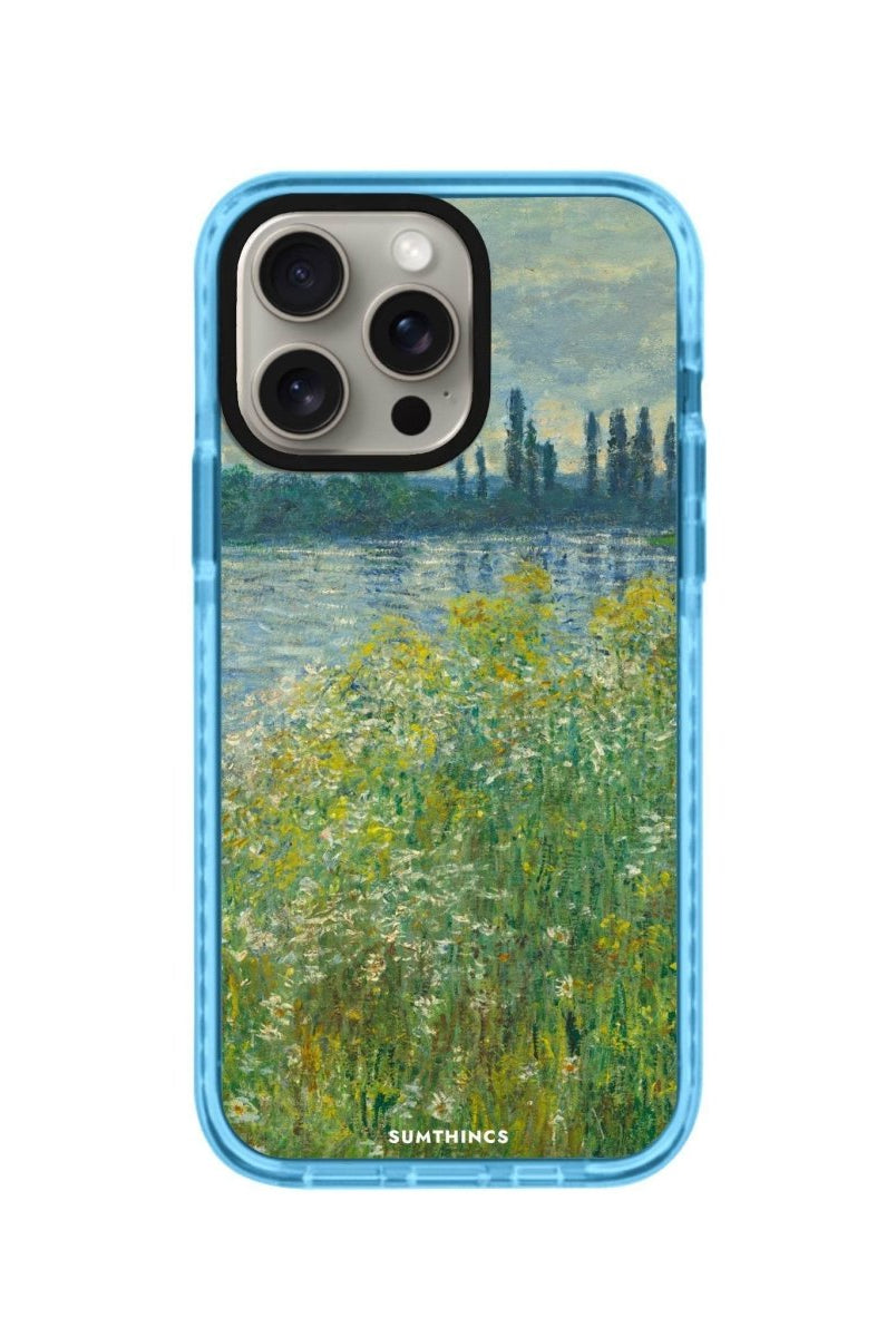 iPhone 14 Plus Banks of the Seine Procase Şeffaf Telefon Kılıfı Mavi - SUMTHINCS