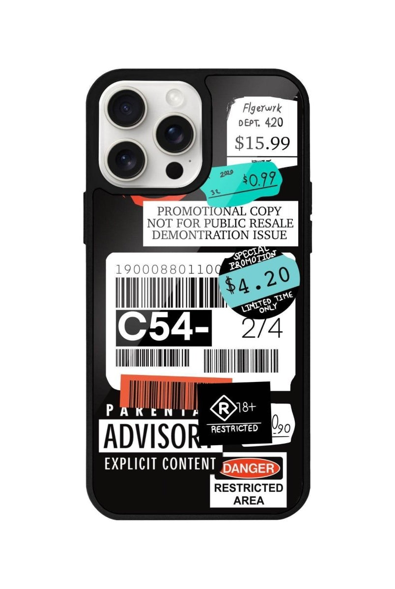 iPhone 14 Plus Barcode C54 Glossy Cam Telefon Kılıfı - SUMTHINCS