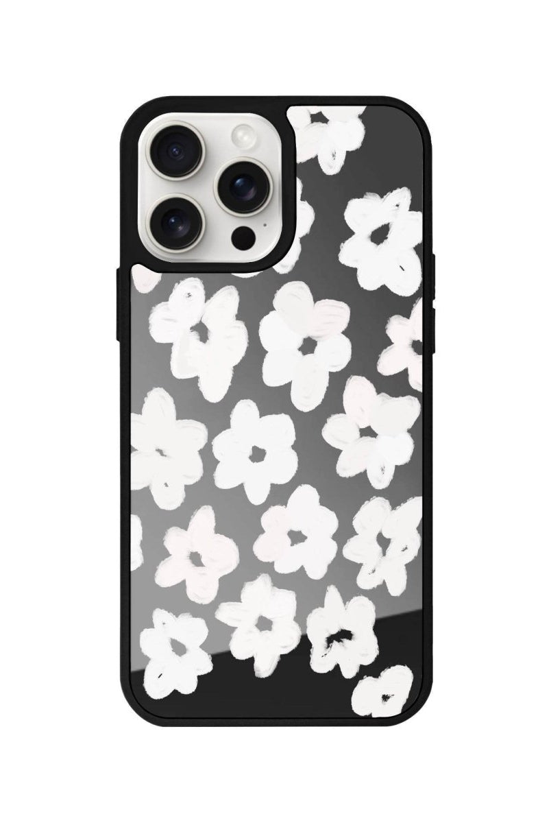 iPhone 14 Plus Blossoms Mirror Aynalı Telefon Kılıfı Antrasit - SUMTHINCS