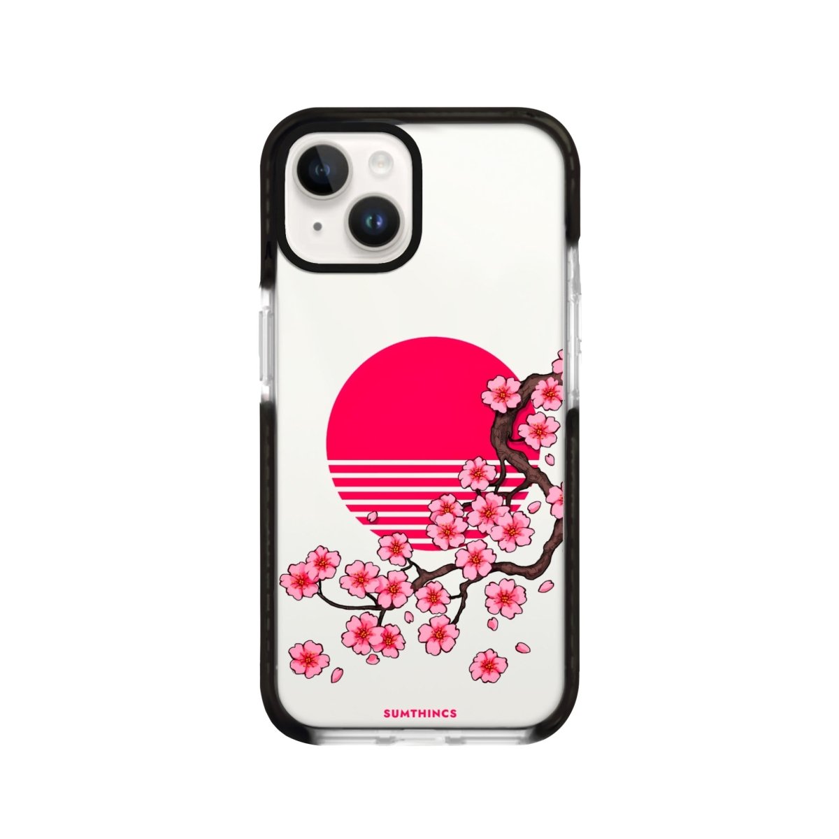 iPhone 14 Plus Cherry Blossom Dawn Procase Şeffaf Telefon Kılıfı - SUMTHINCS