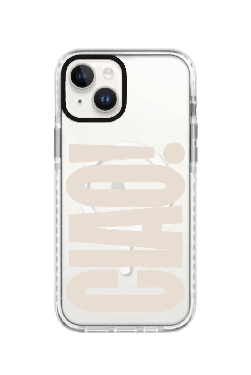 iPhone 14 Plus CIAO! Magsafe Procase Şeffaf Telefon Kılıfı Beyaz Şeffaf - SUMTHINCS