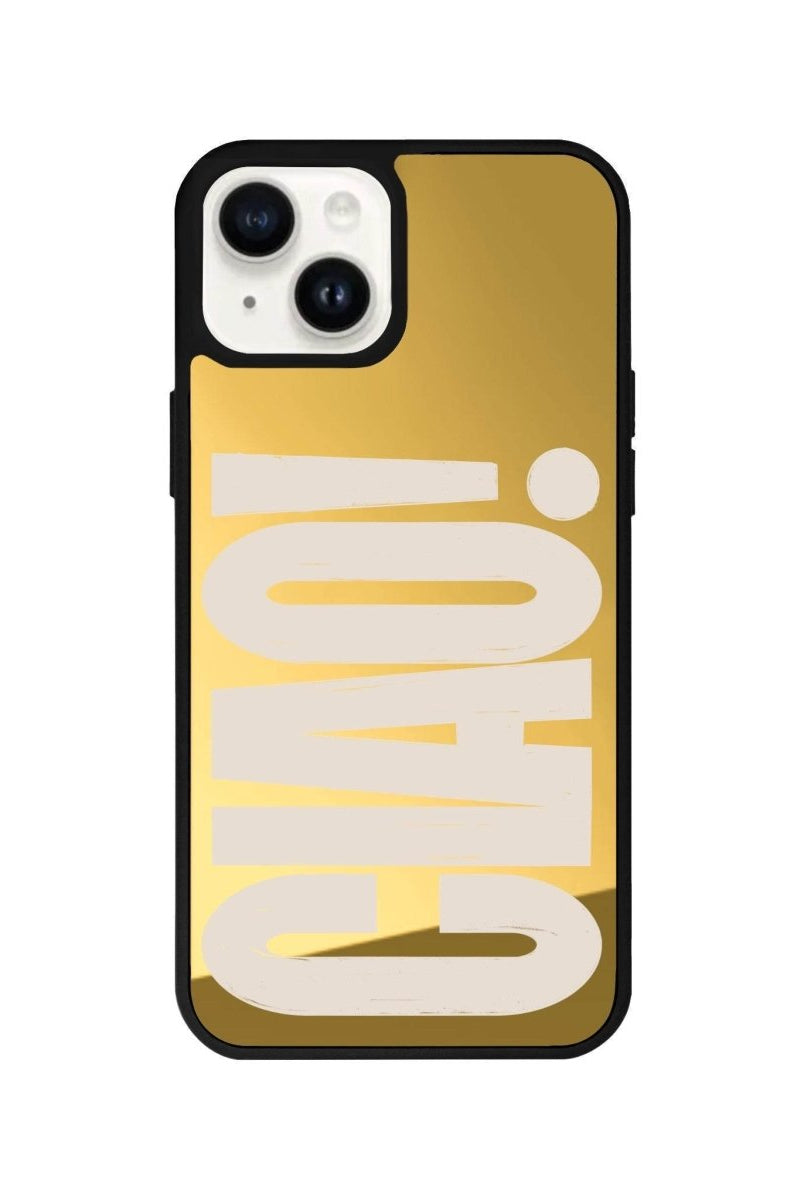 iPhone 14 Plus CIAO! Mirror Aynalı Telefon Kılıfı Altın - SUMTHINCS