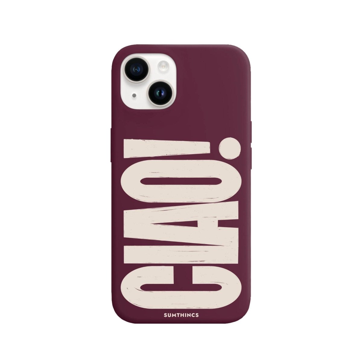 iPhone 14 Plus CIAO! Premium Telefon Kılıfı Bordo - SUMTHINCS
