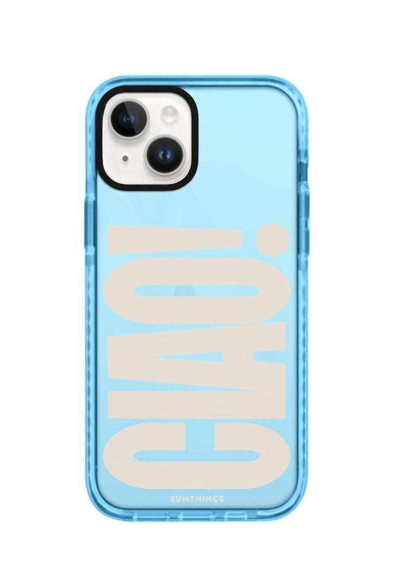 iPhone 14 Plus CIAO! Procase Şeffaf Telefon Kılıfı Mavi - SUMTHINCS