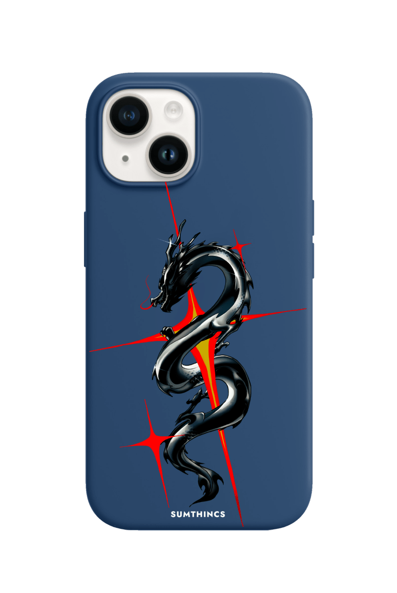 iPhone 14 Plus Dragonflare Premium Telefon Kılıfı Pasifik Mavi - SUMTHINCS