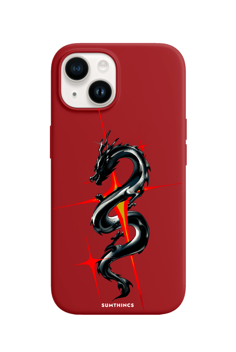 iPhone 14 Plus Dragonflare Premium Telefon Kılıfı Kırmızı - SUMTHINCS