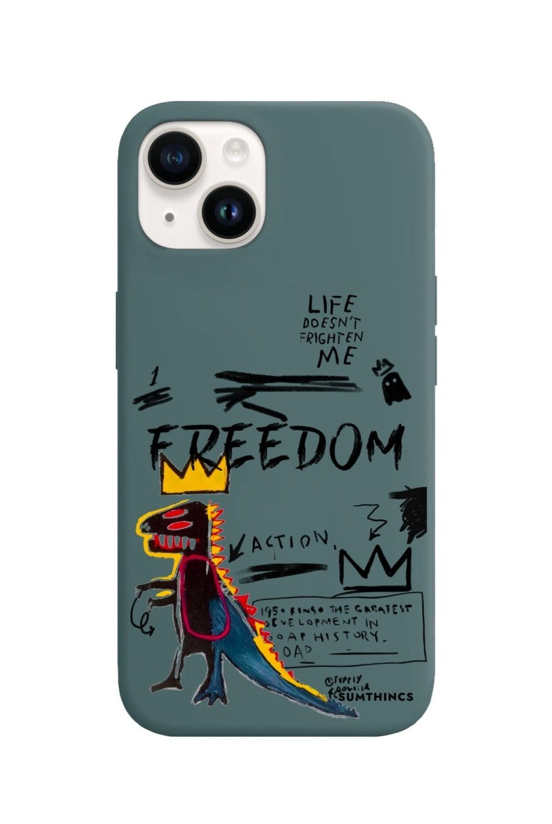 iPhone 14 Plus Freedom Premium Telefon Kılıfı Kaktüs Yeşili - SUMTHINCS