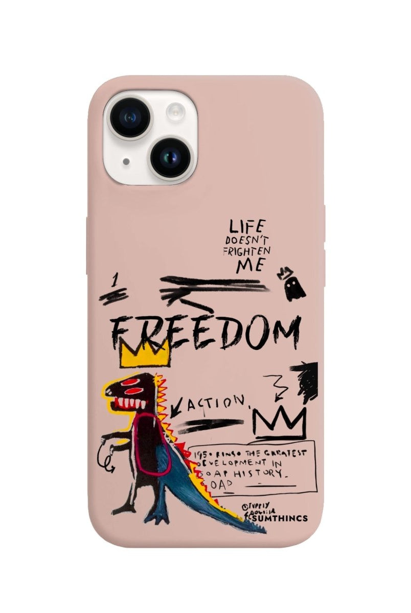 iPhone 14 Plus Freedom Premium Telefon Kılıfı Bej - SUMTHINCS