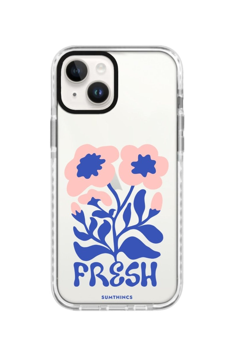 iPhone 14 Plus Fresh Flowers Procase Şeffaf Telefon Kılıfı Beyaz Şeffaf - SUMTHINCS