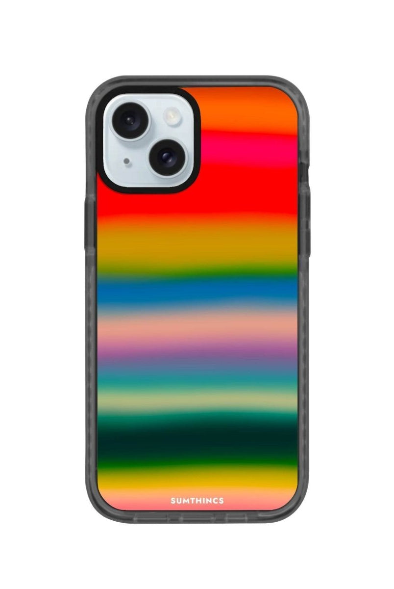 iPhone 14 Plus Gradient Glow Procase Şeffaf Telefon Kılıfı Antrasit - SUMTHINCS