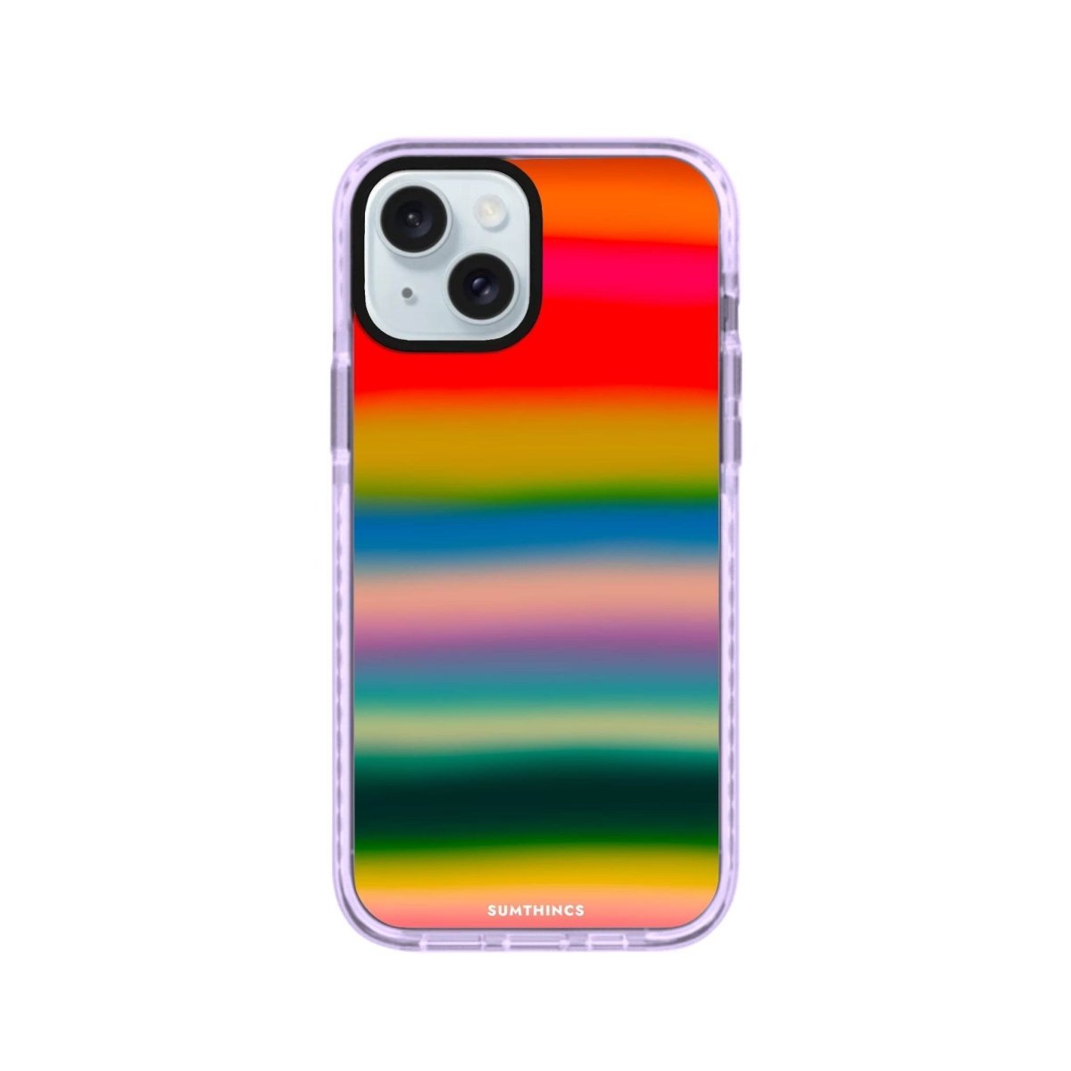 iPhone 14 Plus Gradient Glow Procase Şeffaf Telefon Kılıfı Lila - SUMTHINCS