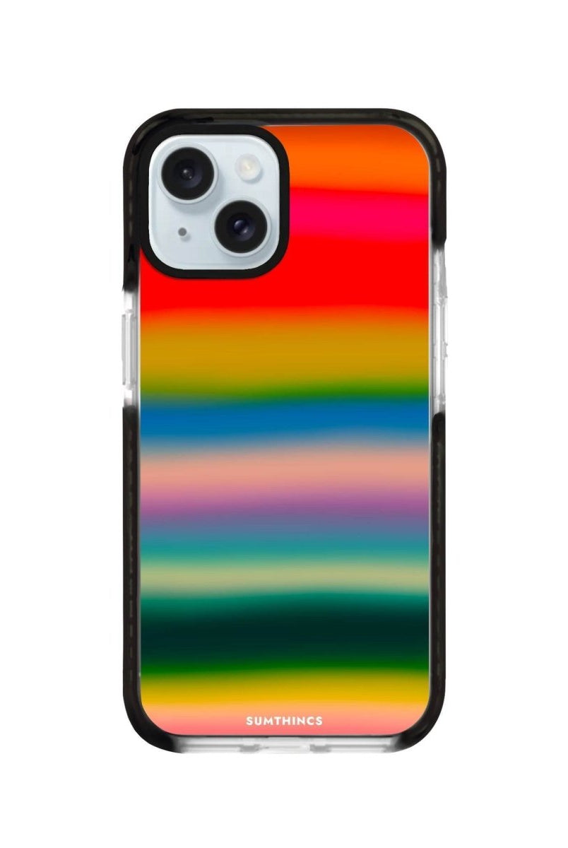 iPhone 14 Plus Gradient Glow Procase Şeffaf Telefon Kılıfı Siyah Şeffaf - SUMTHINCS