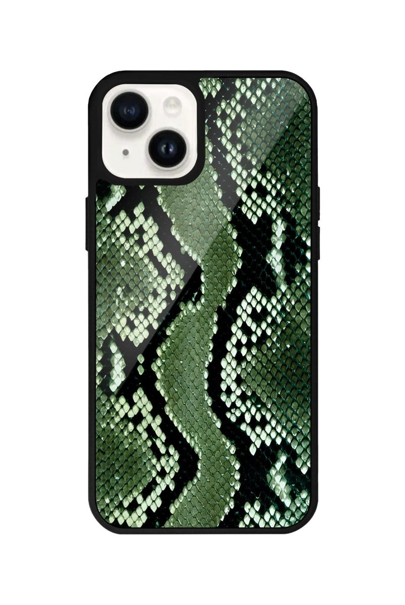 iPhone 14 Plus Green Skin Glossy Cam Telefon Kılıfı - SUMTHINCS