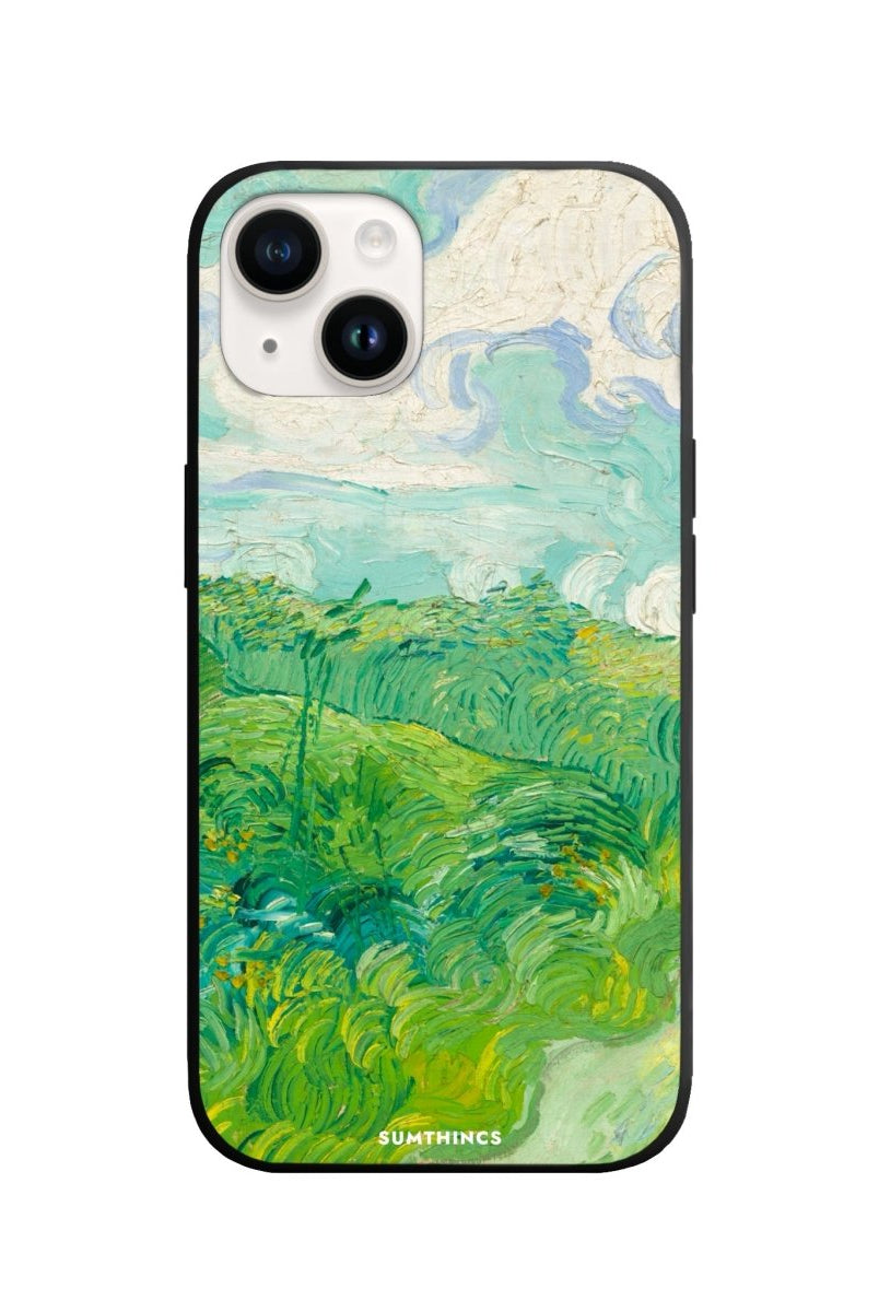 iPhone 14 Plus Green Wheat Fields Premium Telefon Kılıfı - SUMTHINCS