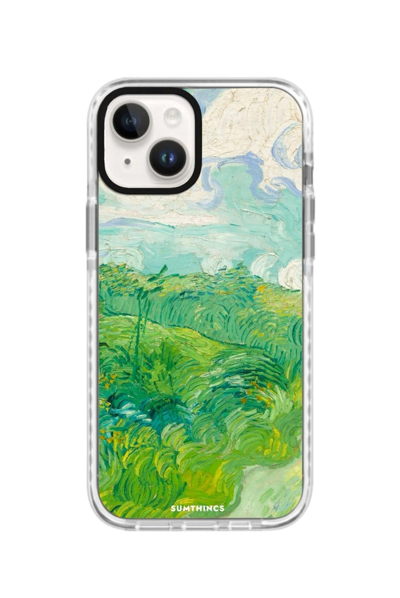 iPhone 14 Plus Green Wheat Fields Procase Şeffaf Telefon Kılıfı - SUMTHINCS