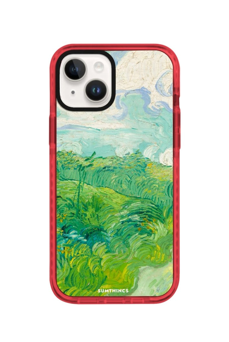 iPhone 14 Plus Green Wheat Fields Procase Şeffaf Telefon Kılıfı - SUMTHINCS