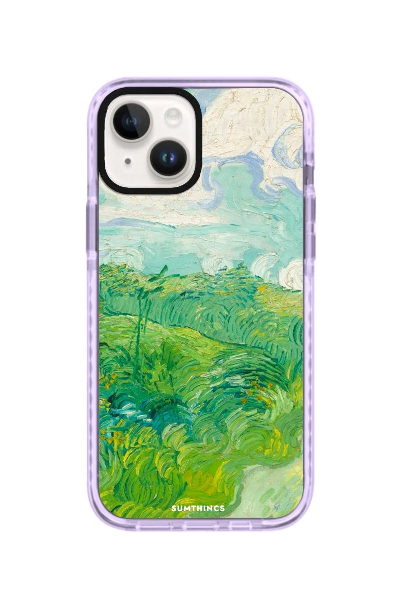 iPhone 14 Plus Green Wheat Fields Procase Şeffaf Telefon Kılıfı - SUMTHINCS