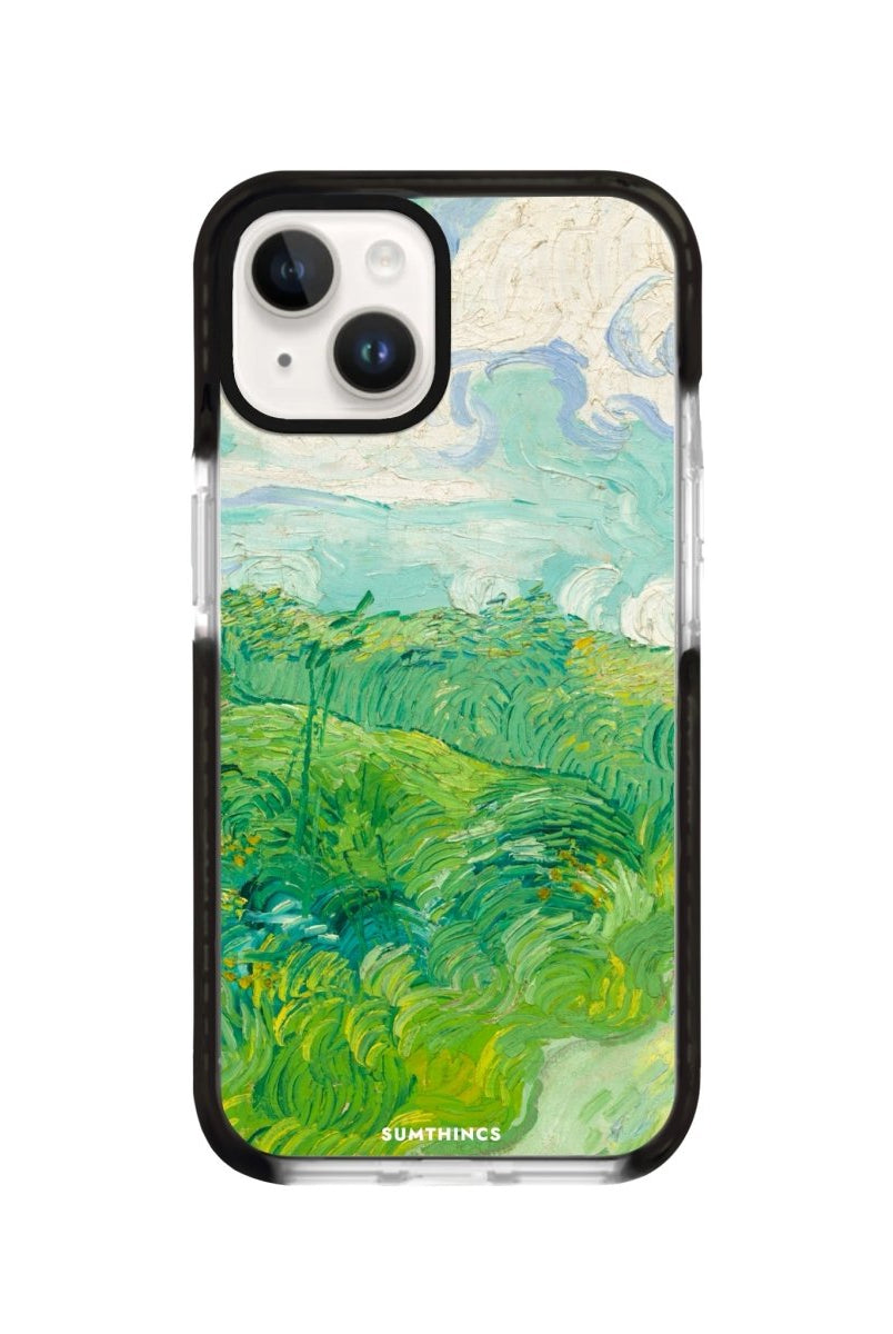 iPhone 14 Plus Green Wheat Fields Procase Şeffaf Telefon Kılıfı - SUMTHINCS