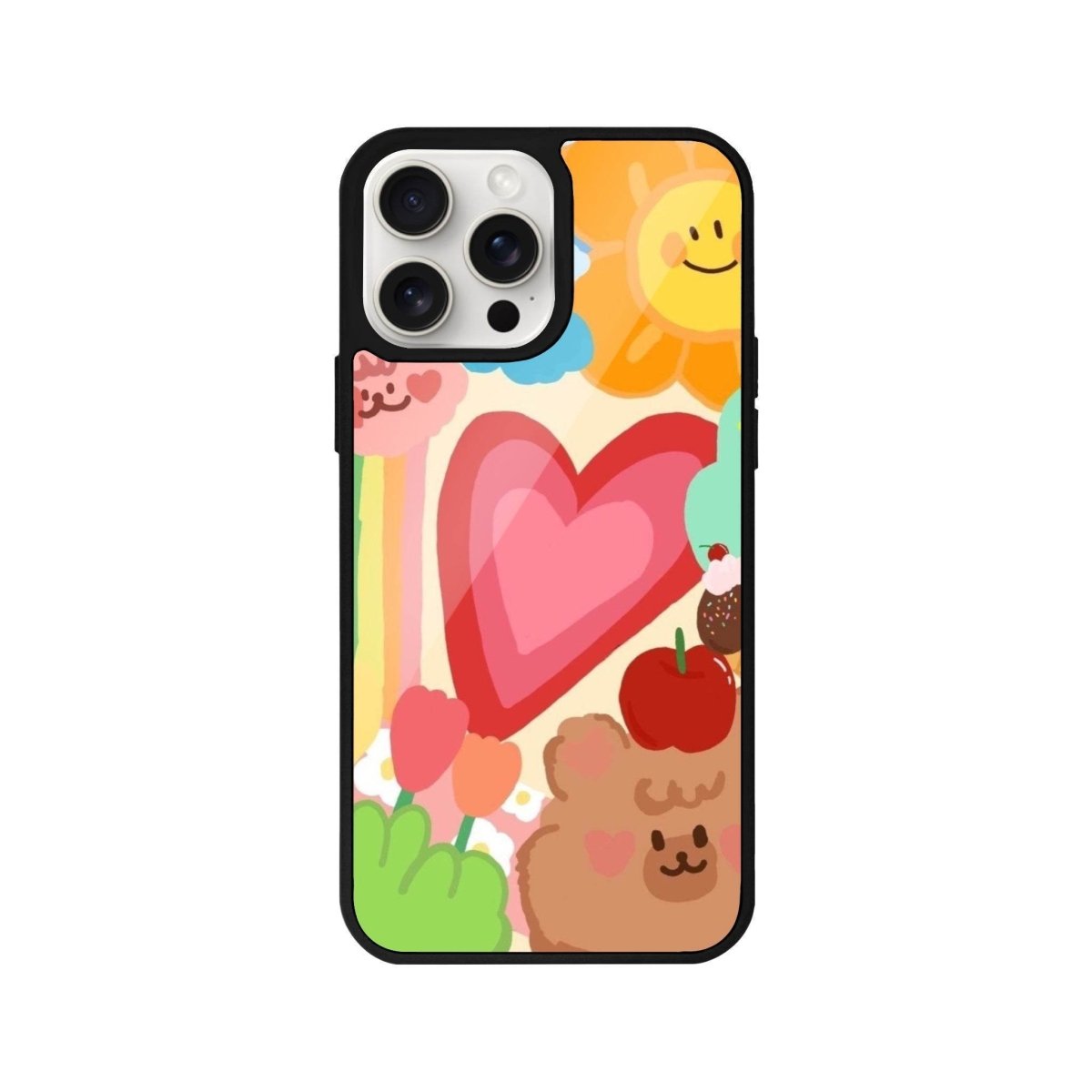 iPhone 14 Plus Happy Day Glossy Cam Telefon Kılıfı - SUMTHINCS