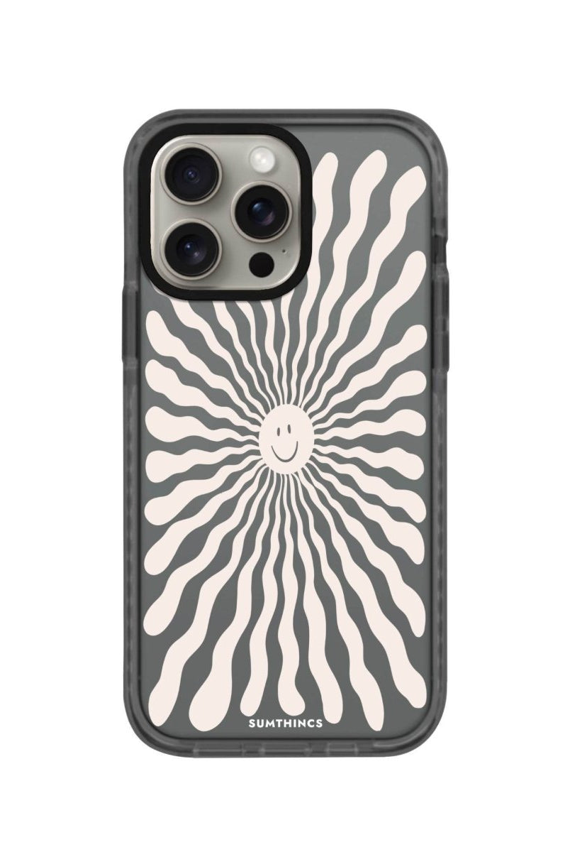 iPhone 14 Plus Happy Little Sun Procase Şeffaf Telefon Kılıfı Antrasit - SUMTHINCS