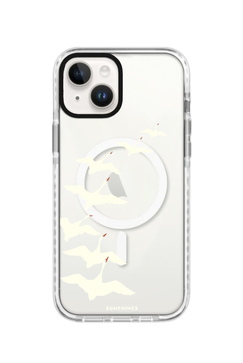 iPhone 14 Plus Journey Magsafe Procase Şeffaf Telefon Kılıfı Beyaz Şeffaf - SUMTHINCS