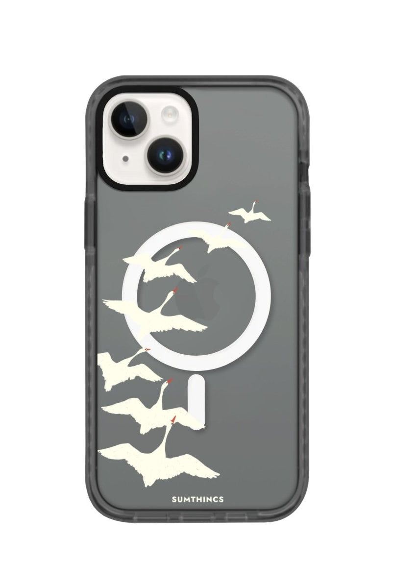 iPhone 14 Plus Journey Magsafe Procase Şeffaf Telefon Kılıfı Antrasit - SUMTHINCS