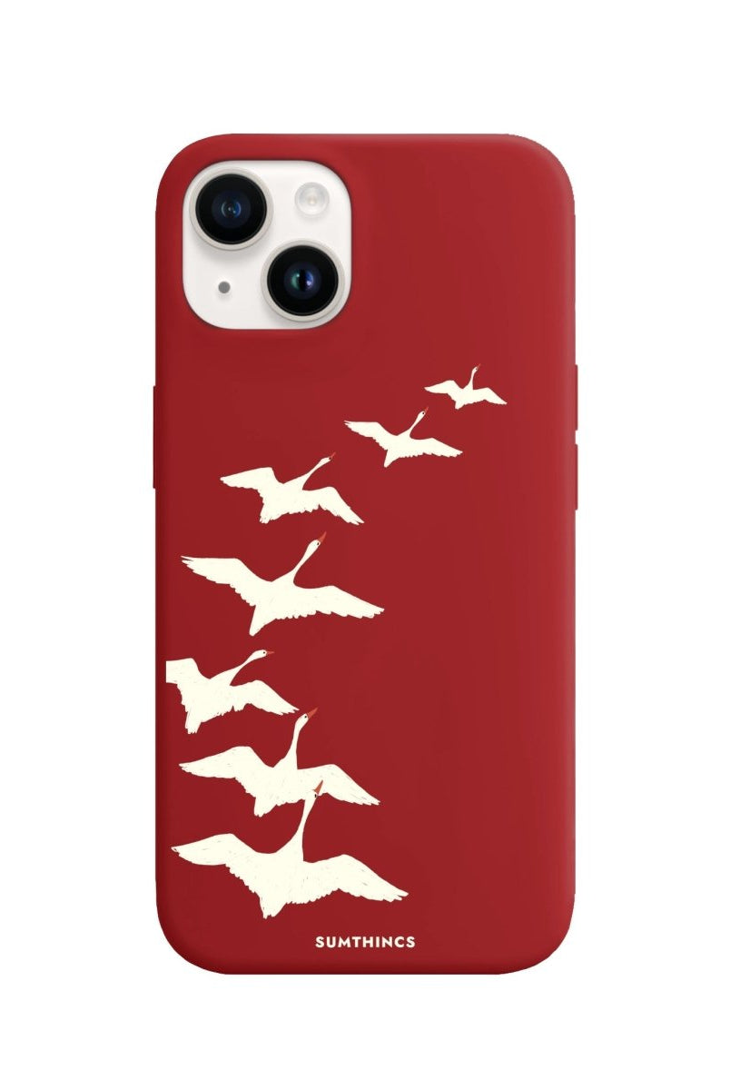 iPhone 14 Plus Journey Premium Telefon Kılıfı Kırmızı - SUMTHINCS