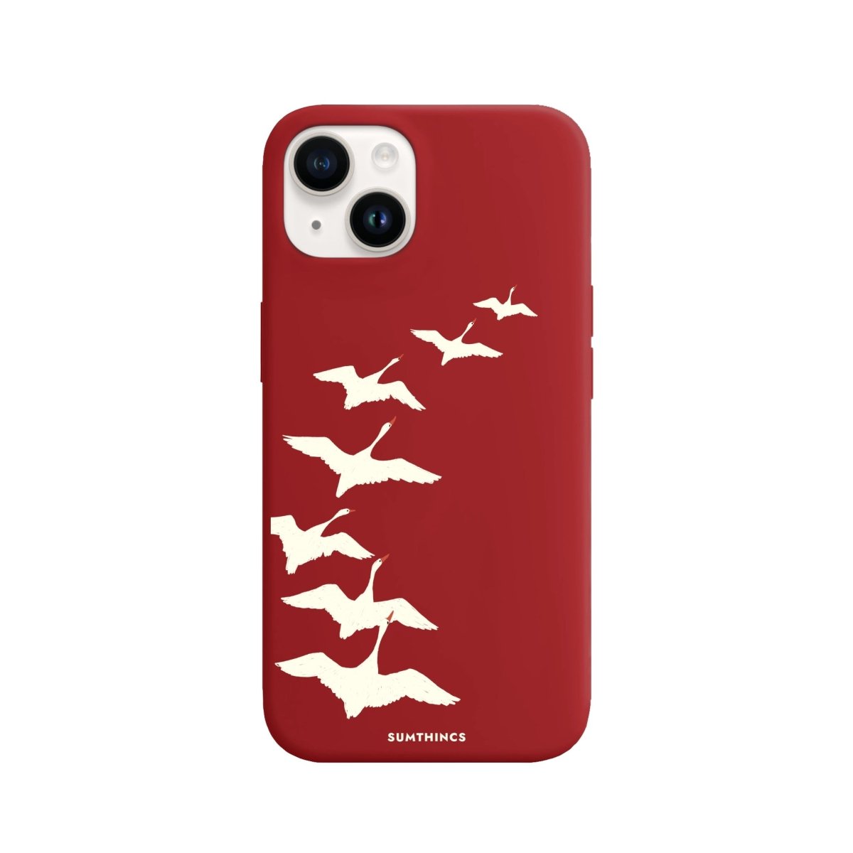 iPhone 14 Plus Journey Premium Telefon Kılıfı Kırmızı - SUMTHINCS