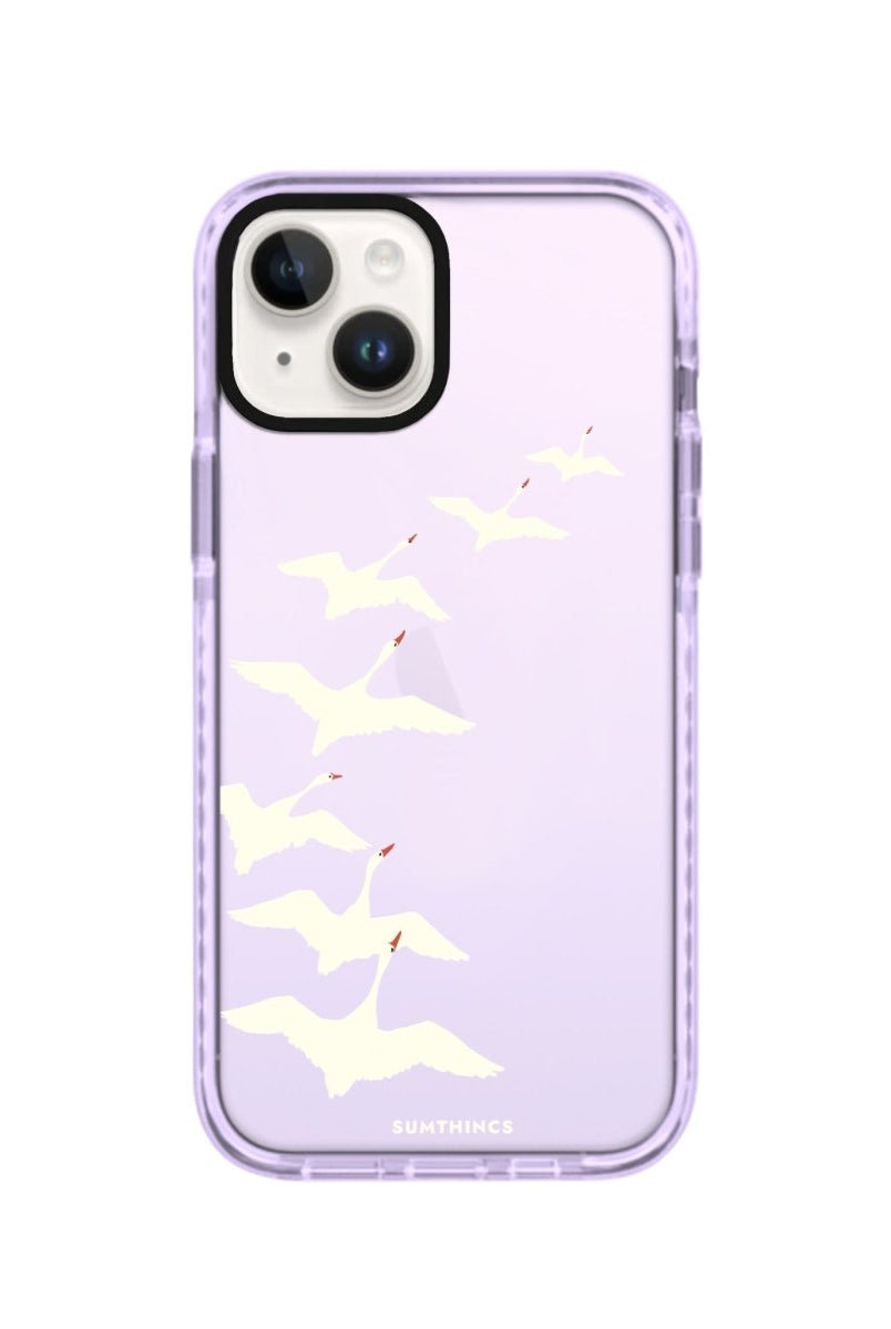 iPhone 14 Plus Journey Procase Şeffaf Telefon Kılıfı Lila - SUMTHINCS