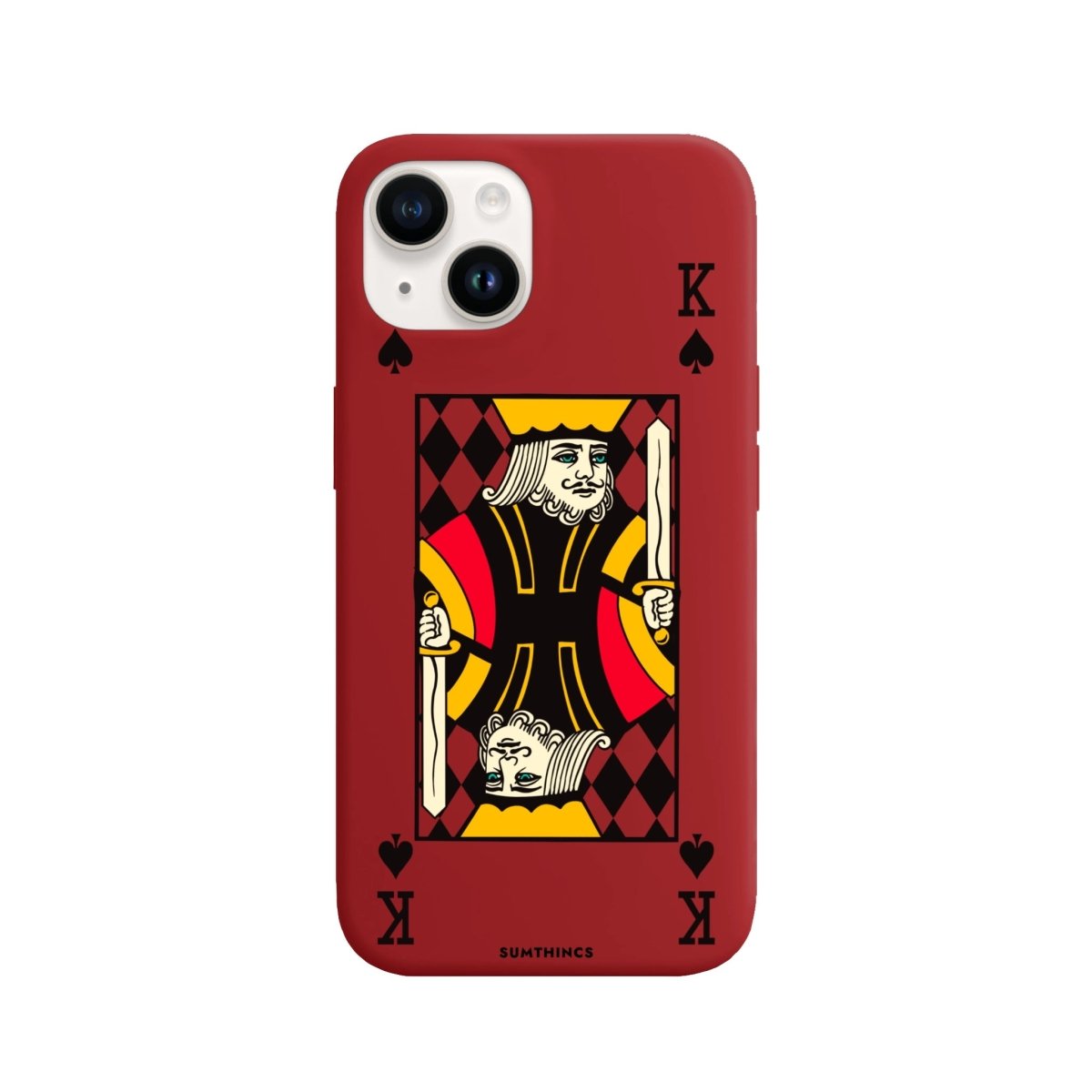 iPhone 14 Plus King Premium Telefon Kılıfı Kırmızı - SUMTHINCS