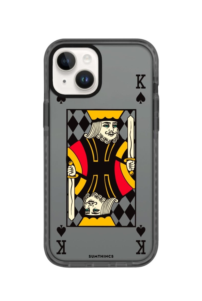 iPhone 14 Plus King Procase Şeffaf Telefon Kılıfı Antrasit - SUMTHINCS