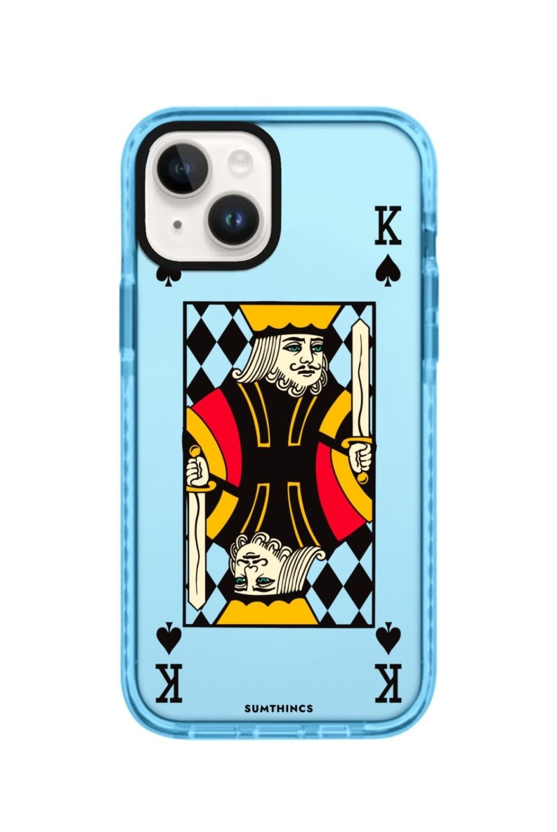 iPhone 14 Plus King Procase Şeffaf Telefon Kılıfı Mavi - SUMTHINCS