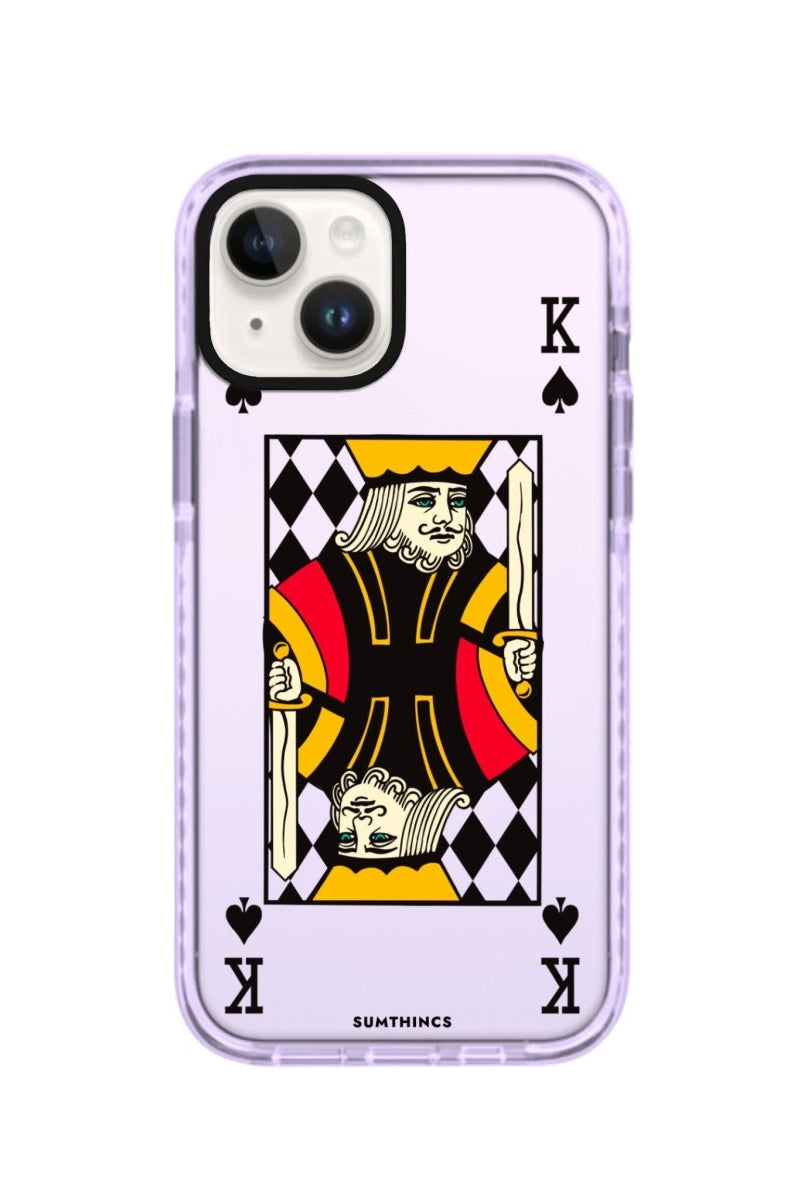 iPhone 14 Plus King Procase Şeffaf Telefon Kılıfı Lila - SUMTHINCS